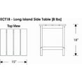 thumbnail image 4 of POLYWOOD® Long Island Recycled Plastic 18H in. Outdoor Side Table, 4 of 5