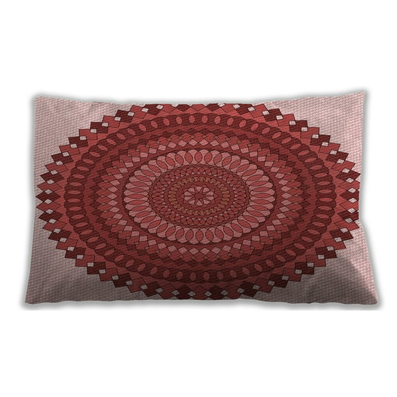 Ahgly Company Outdoor Rectangular Contemporary Lumbar Throw Pillow, 13 inch by 19 inch