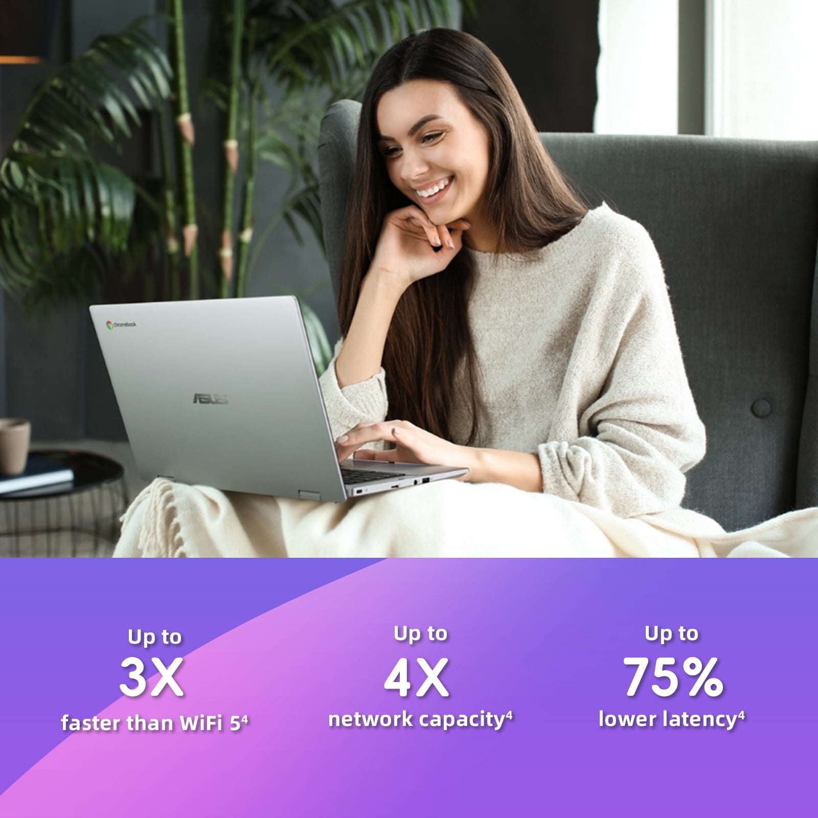 ASUS Chromebook Flip CX1 14" 2-in-1 Chromebook Laptop – Full HD Touchscreen, Intel Celeron N4500, 8GB RAM, 128GB eMMC, Chrome OS, MIL‑STD 810H Durability, Spill‑Resistant Keyboard, Silver