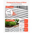 thumbnail image 5 of VEVOR Galvanized Raised Garden Bed, 8 x 4 x 3 ft, Rectangular Metal Planter Box Kit Outdoor, Bottomless Elevated Planting Box with Gloves, for Growing Flowers Vegetables, Silver, 5 of 9