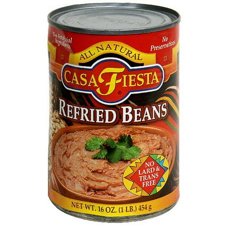 Casa Fiesta Refried Beans, 16 Oz (pack O