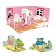 thumbnail image 4 of Gwong Juguete 4pcs / set Puzzle Toy Fine Workmanship Concentración Capacidad fácil de instalar niños Casa 3D Jigsaw Regalo de cumpleaños Gwong 30012071, 4 of 6