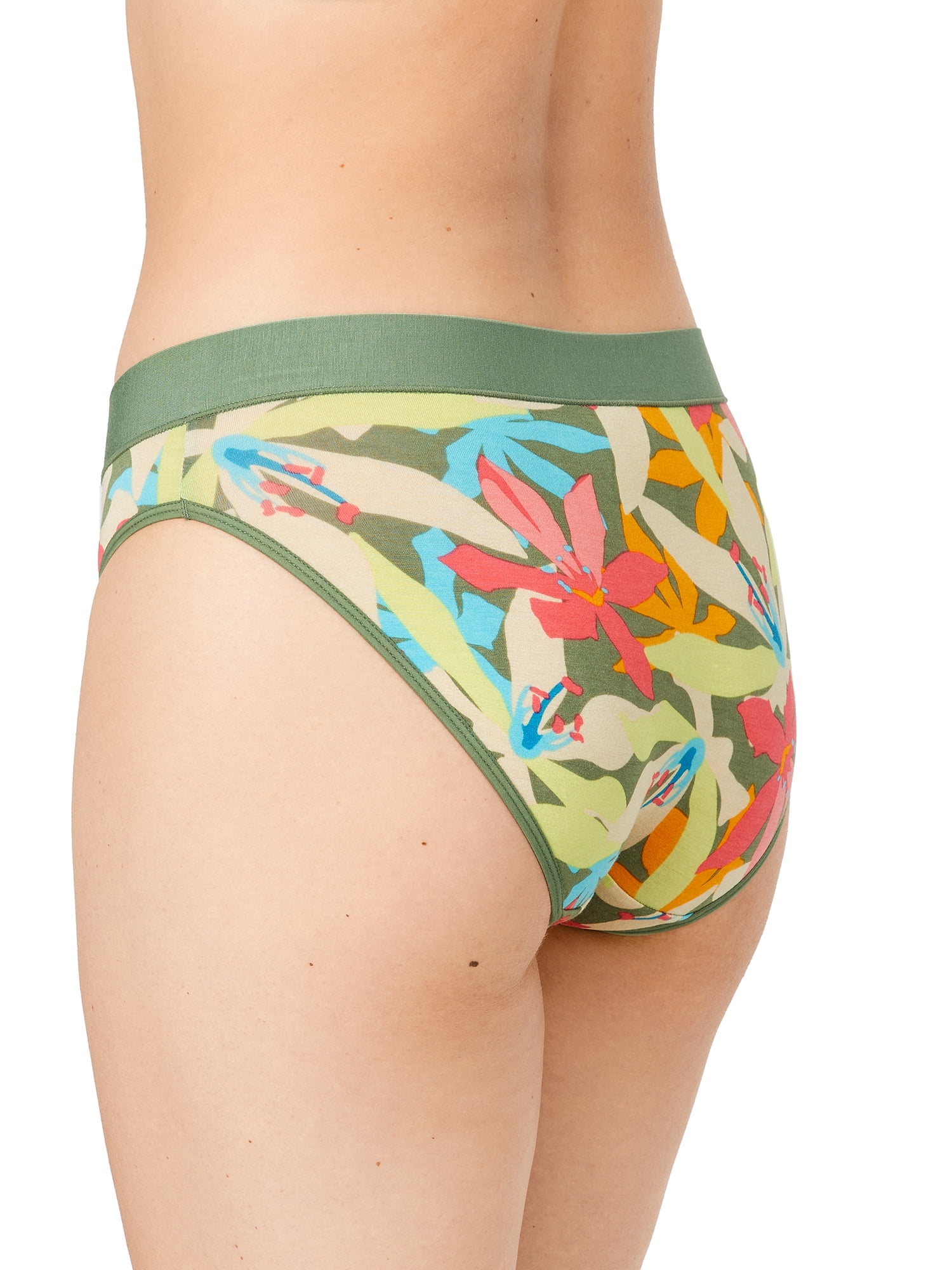 Kindly Yours Women's Comfort Modal Bikini Underwear, 2-Pack, Sizes