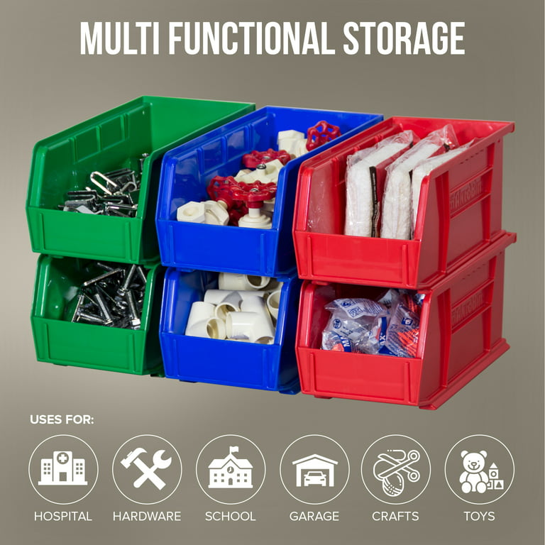 Akro-Mils AkroBins, Plastic Storage Bins, Stackable Storage Bins