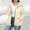 #Khaki, variant on DPTALR George Women's Plus Size Solid Color Zip-Up Hooded Fleece-Thickened,Khaki,Big and Tall Men XXXXXL