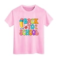 thumbnail image 4 of Back To School Graphic Tee For Girls Short Sleeve Crewneck Top Ideal For First Day And Activities, 4 of 4