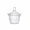 1, variant on Colorful Flower Glass Jar Decorative Storage for Home Desk