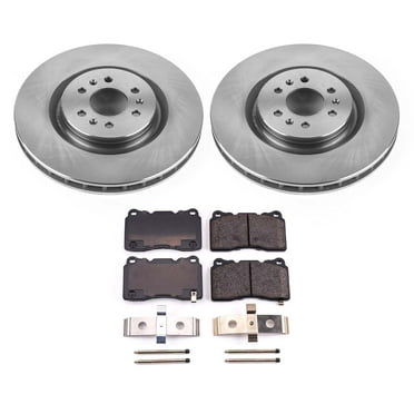 Ultimate Brakes Front Ceramic Brake Pad and Rotor Kit with Hardware WM80012