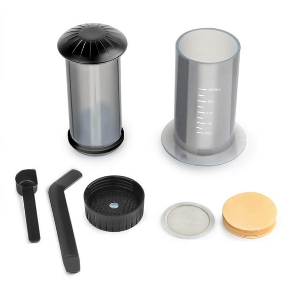 Filter Glass Espresso Coffee Maker,Portable Cafe French Press,Coffee Pot for Machine