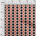 thumbnail image 1 of oneOone Polyester Lycra Dark Peach Fabric Argyle Check Sewing Craft Projects Fabric Prints By Yard 56 Inch Wide, 1 of 4