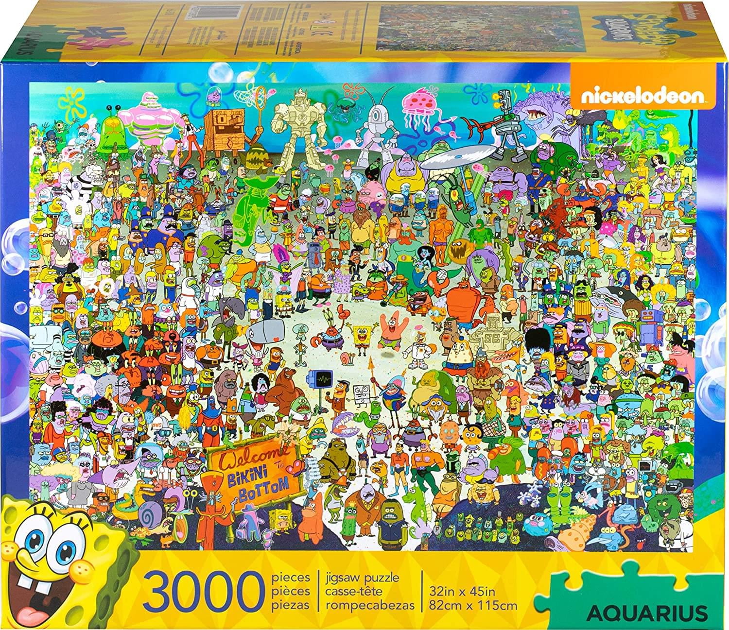 AQUARIUS Spongebob Squarepants Cast 3000-Piece Jigsaw Puzzle