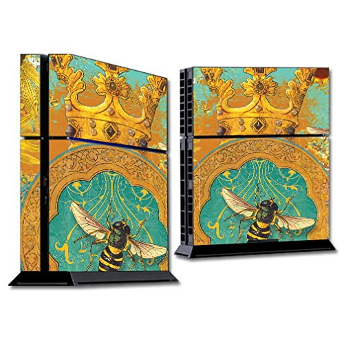 MightySkins Peau Compatible avec la Console Sony PS4 - Bee Queen / Protection Durable et Unique en Vinyle / Facile à Appliquer, Retirer et Changer de Style / Fabriqué aux États-Unis