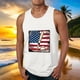 thumbnail image 5 of Camiseta para Hombres Hombres Moda Casual Verano Solto Chaleco Deportivo Cuello Redondo Camiseta, 5 of 5