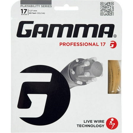 GAMMA Sports Live Wire Professional Tennis String (Best Tennis Strings For Beginners)