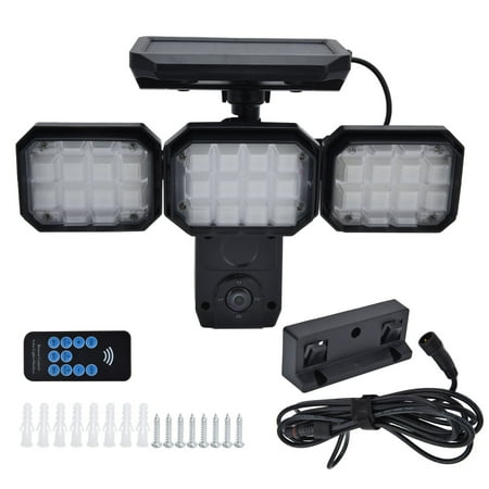 

Solar Lights Angle Solar Wall Lamp 3 Head For Garage For Outdoor For Garden