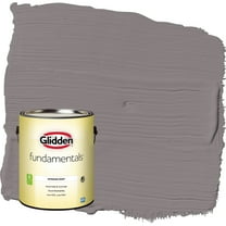 Glidden Fundamentals Pewter Mug / Gray Flat Interior Paint, 1 Gallon