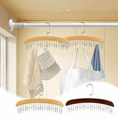 Marked Down  Sling Hanger Wooden Hook Hanger Hanging Underwear Belt Scarf Bag Multi Hook Wave Hanger Organizer Closet Organizers And Storage For Bras Belts Ties Clothing & Closet Storage