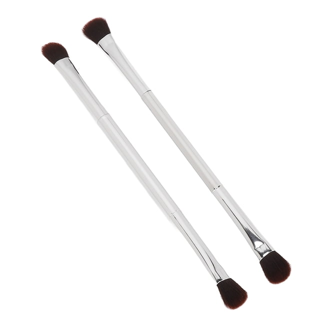 Brocha Para Sombra De Nariz, Herramienta Cosmética, Juego De Brochas Ergonómicas Portátiles De Doble Punta Para Sombra De Ojos Para Fiesta De Boda