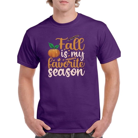 Fall Is My Favorite Season T-Shirt Men -Image by Shutterstock, Male x-Large
