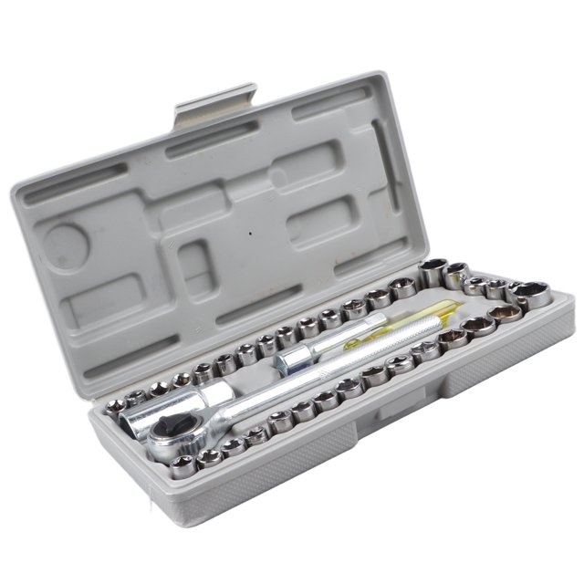 Juego De Llaves De Tubo Combinadas, Juego Completo De Llaves De Tubo Fácil De Almacenar Para Reparación De Automóviles Domésticos