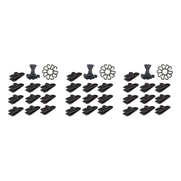 Eigraketly Clips para lona de tienda, lonas, abrazaderas a prueba de viento, cubierta de toldo para exteriores, soporte de Clip para sombrilla de Type1 NO1