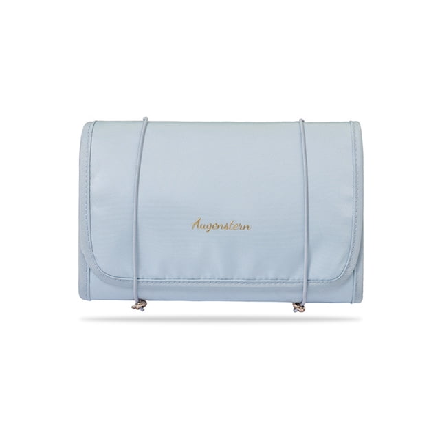 Bolsa de cosméticos colgantes de cuatro en uno Mangos de maquillaje multifuncional Suministros Organizador de moda plegable para cumpleaños Navidad azul claro kenally HA010959-02