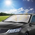 thumbnail image 4 of Car Sun Shade, Summer Sun Shade Car Windshield Car Sun Visor Super Lightweight Application and Folding Feature for Children, Dogs and Babies 150 * 70 cm, 4 of 6