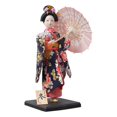 thumbnail image 1 of Escultura de muñeca geisha japonesa étnica, adorno artesanal de 30 cm, estilo tradicional asiático. Estilo C, 1 of 9