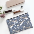 thumbnail image 6 of Hirioo Forest Elk for Paper Reusable Cosmetic Bag Zipper Encouragement Travel Pouch Toiletry Bag for Women Girls, 6 of 7