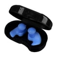 thumbnail image 2 of EGNMCR Silicone Bouchons d'Oreilles en pour la Natation, Bouchons d'Oreilles Imperméables pour Dormir, Réduction du Bruit 40 dB, Super Doux, Protection Auditive Réutilisable pour la Douche, le Surf, le Voyage, Bouchons d'Oreilles en Silicone Sn, 2 of 6