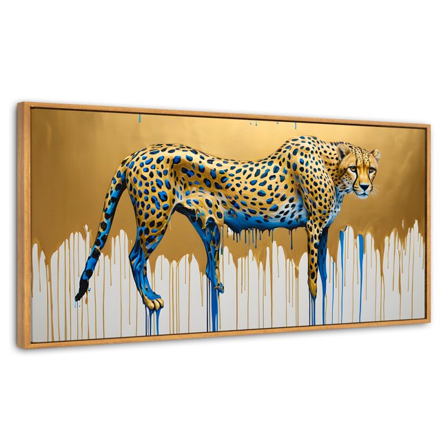 Cuadro Decorativo Canvas Revolution Majestad Derretida 120x60 Madera