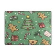 thumbnail image 5 of Yayeee Area Rugs for Living Room 5.2'x4' Non Slip Washable Bedroom Floor Carpet, Christmas Cookies, 5 of 5