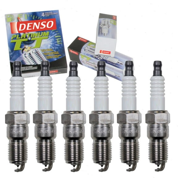 6 pc DENSO Platinum TT Spark Plugs compatible with Ford Ranger 2.8L 4.0L V6 1983-2011