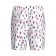 thumbnail image 2 of Lsque Rabbit Eating Mens Sleep Pajama Shorts,Short Pajama Pants, Cotton Ultra-Soft Knit-X-Large, 2 of 9