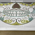 thumbnail image 6 of Ambesonne Sugar Skull Place Mats Set of 4, Folk Floral, Standard Size, Green Brown Seafoam, 6 of 6