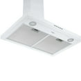 thumbnail image 5 of Ancona 30" Convertible Wall-Mounted Pyramid Range Hood in White, 5 of 8