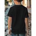 thumbnail image 2 of A Boy's Summer T-shirt With Alphabet Print Like My Mom's, Casual And Comfortable, Light And Breathable, Round Neck Short Sleeve T-shirt., 2 of 7