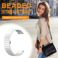 thumbnail image 4 of Correa de acero inoxidable para Huawei Watch Fit Mini correa de pulsera (plata) Ehuebsd Para estrenar, 4 of 7