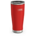 thumbnail image 4 of Thermos Stainless Steel Tumbler, w/ Slide Lock Lid, Crimson, 18 oz, 4 of 9