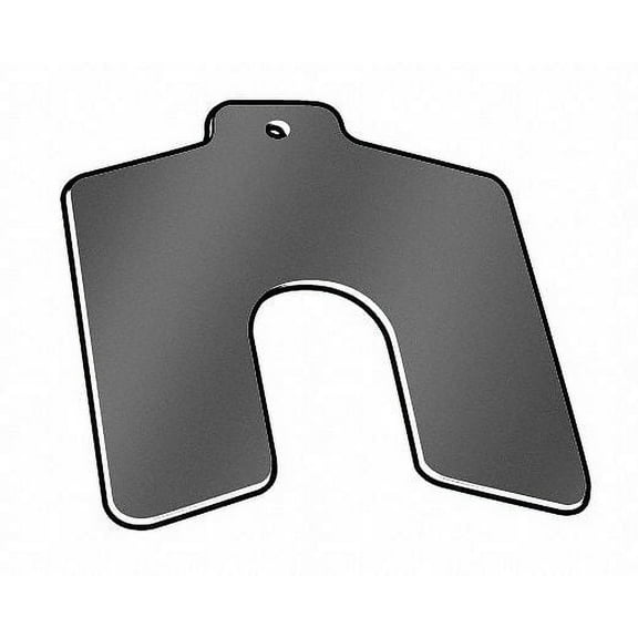 Precision Brand Slotted Shim,Tab,AA,0.0015 In,PK20  42102