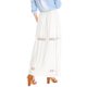 thumbnail image 5 of Falda Maxi Con Encaje y Cintura Elástica Allegra K Vintage Swing A-Line Blanco crema S, 5 of 7