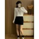 thumbnail image 1 of Ropa de mujer de moda 2024 Otoño e invierno nuevo estilo de nicho diseño de cadena informal agujero de cintura alta suéter de punto corto para mujer, 1 of 5