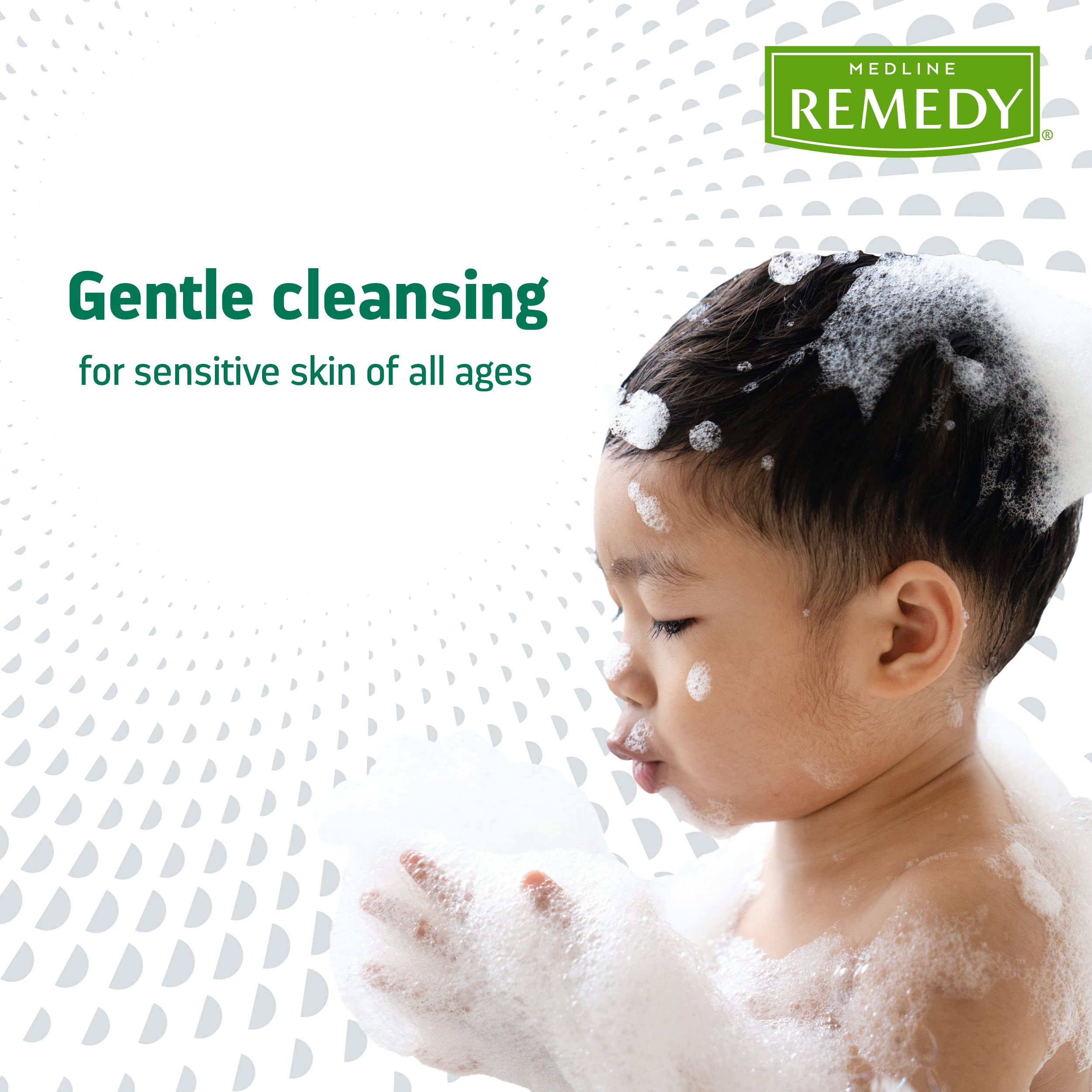 Medline Remedy Clinical Hydrating Shampoo & Body Wash, 8 fl oz, 12 Count, Vanilla Scented