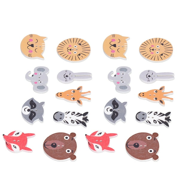 Buttons DIY Matching Animal Buttons Cute Appearance For Clothing Store For Art Studio For Household