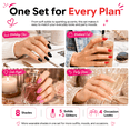 thumbnail image 2 of Morovan 8 Colors Classic Nail Polish Set, Black White Red Nude Pink Navy & Wine Red Glossy Nail Polish Kit for Everyday & Occasion Wear, 2 of 9