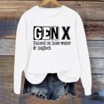 thumbnail image 2 of Women's Pullover Hoodie Letter Print Round Neck Top Soft Comfortable Casual Long Sleeve Sweatshirt For Fall Winter Fashion, 2 of 2