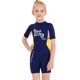 thumbnail image 2 of Greeniant Trajes de neopreno DiveSail para niños, traje de buceo de mantenimiento cálido, traje de baño de secado rápido para niños, buceo, Deportes acuáticos Amarillo XXL, 2 of 6