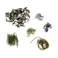 thumbnail image 2 of 151x Accesorio de pesca de carpa Tackle Anti Sleele Sleeves Set de clips de cola de seguridad Macarena Mangas de anzuelo de pesca, 2 of 8