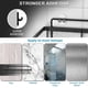 thumbnail image 5 of Cesta miscelánea para ducha del baño, caja de almacenamiento colgante montada en la pared negra, organizador de almacenamiento flotante, soporte para la pared del baño, soporte de almacenamiento B, 5 of 6