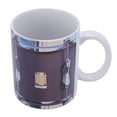 thumbnail image 6 of BIMZUC Vintage Drum Shape Coffee Mug 11 oz / 325 ml Ceramic Stainless Steel Cup with Spoon for Hot Cold Beverages Novelty Tea Cup Home Office Drinkware White, 6 of 6